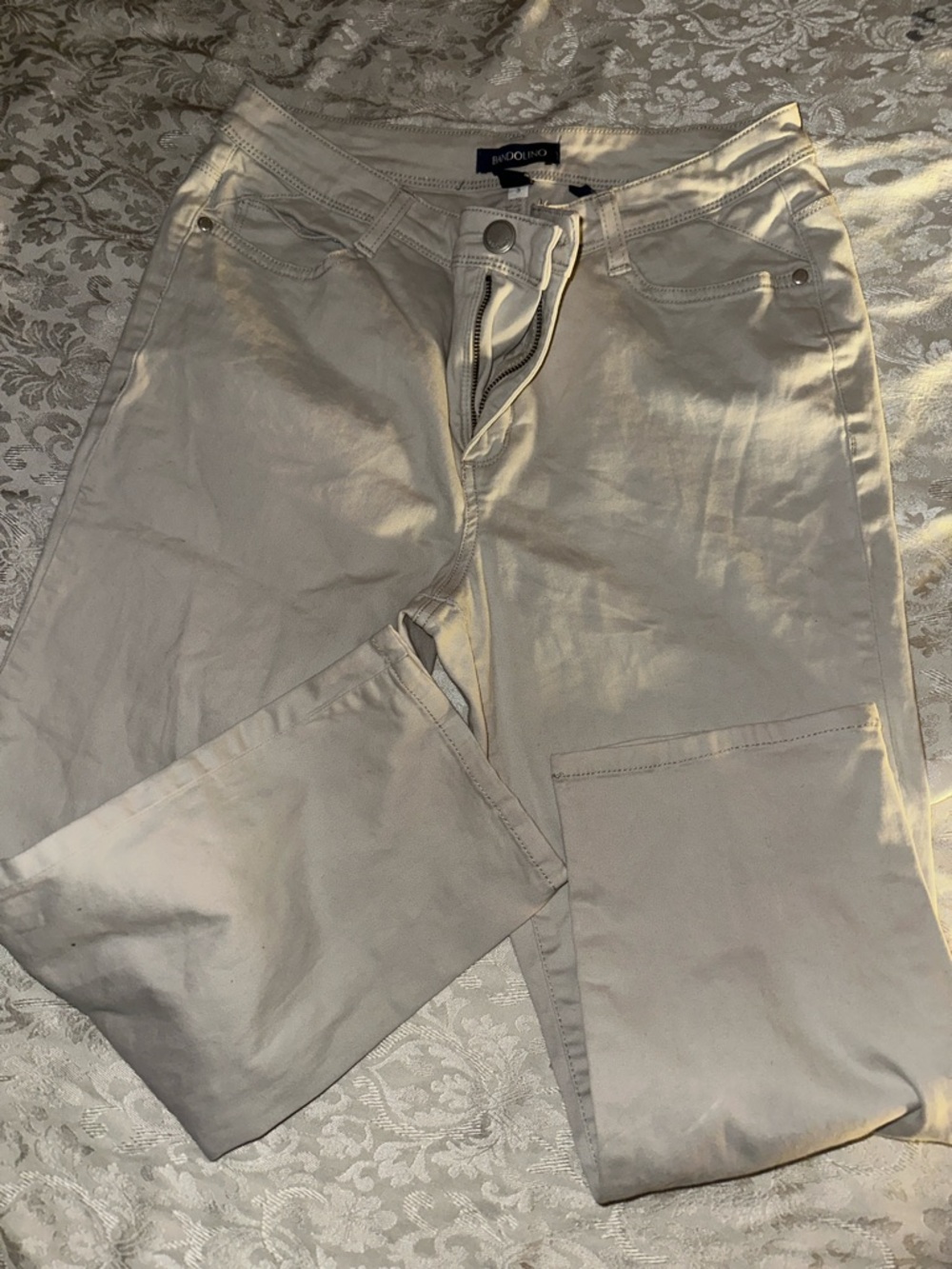 Kids Size 12 Bandolino Beige Casual Pants
